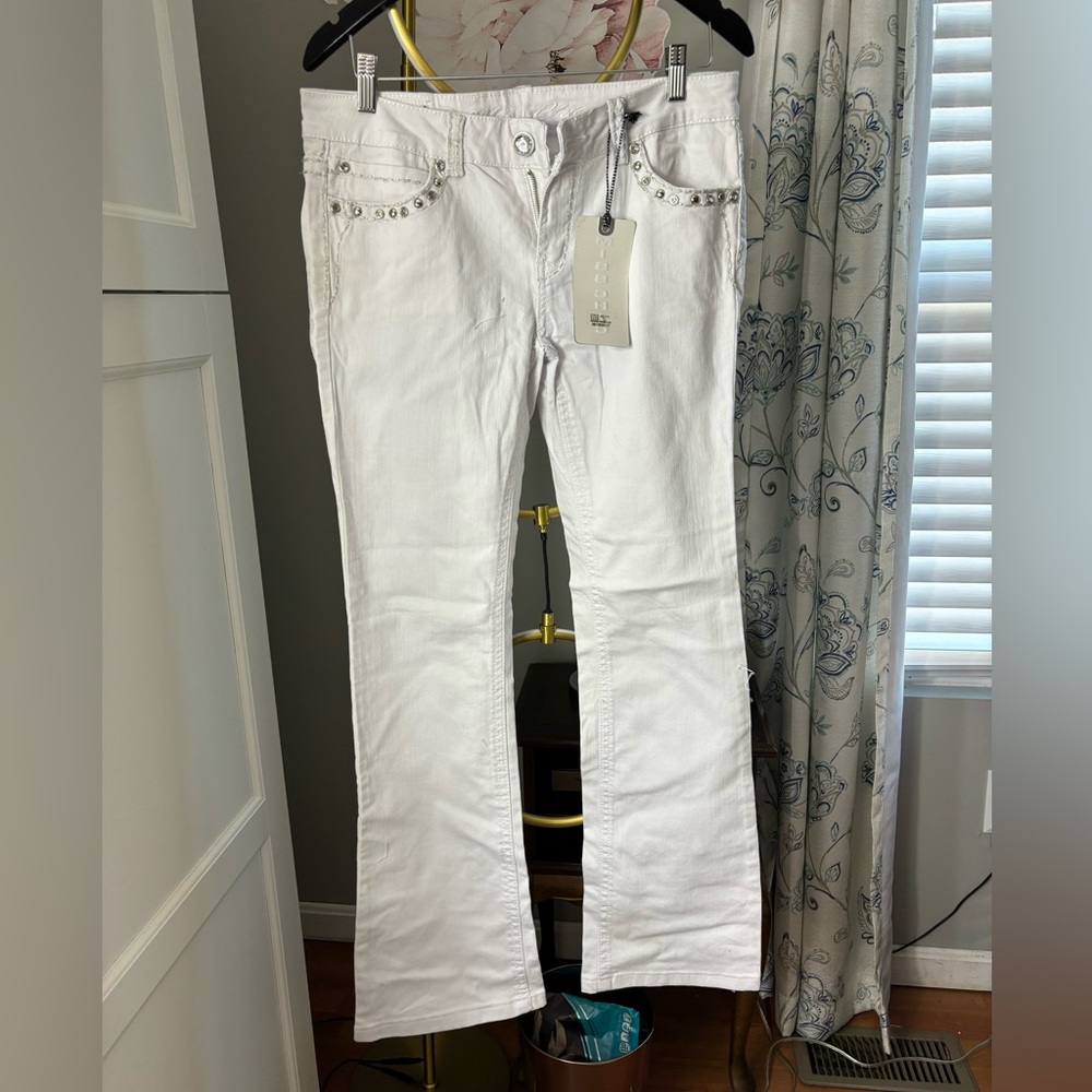 White Wide Leg Jeans for Women